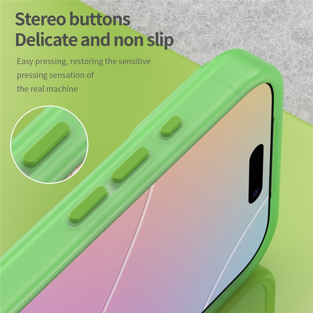 EIDERWOOD iPhone 17 Pro Hybrid Plast Skal - MagSafe Kompatibel - Matte Genomskinlig / Grön