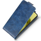 EIDERWOOD Motorola Moto G86 Power Vertikal Konstläder Fodral m. Korthållare & Ståfunktion - Blå