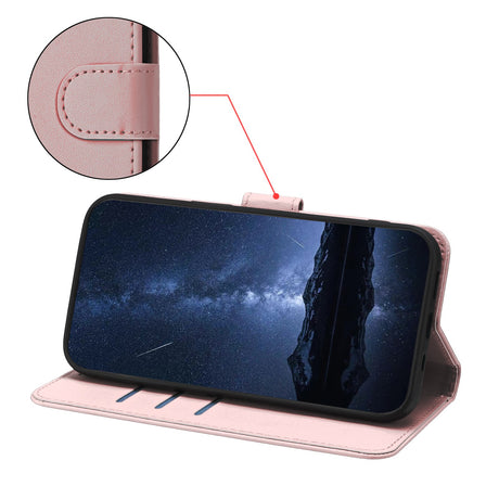 Nothing CMF Phone 2 Pro EIDERWOOD Konstläder Flip Fodral m. Kortficka - Rose Gold