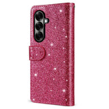 EIDERWOOD Samsung Galaxy Z Fold7 Glitter Fodral m. Plånbok & Rem - Rosa