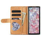 EIDERWOOD Samsung Galaxy Z Fold7 Glitter Fodral m. Plånbok & Rem - Guld