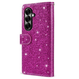 EIDERWOOD Samsung Galaxy Z Fold7 Glitter Fodral m. Plånbok & Rem - Lila