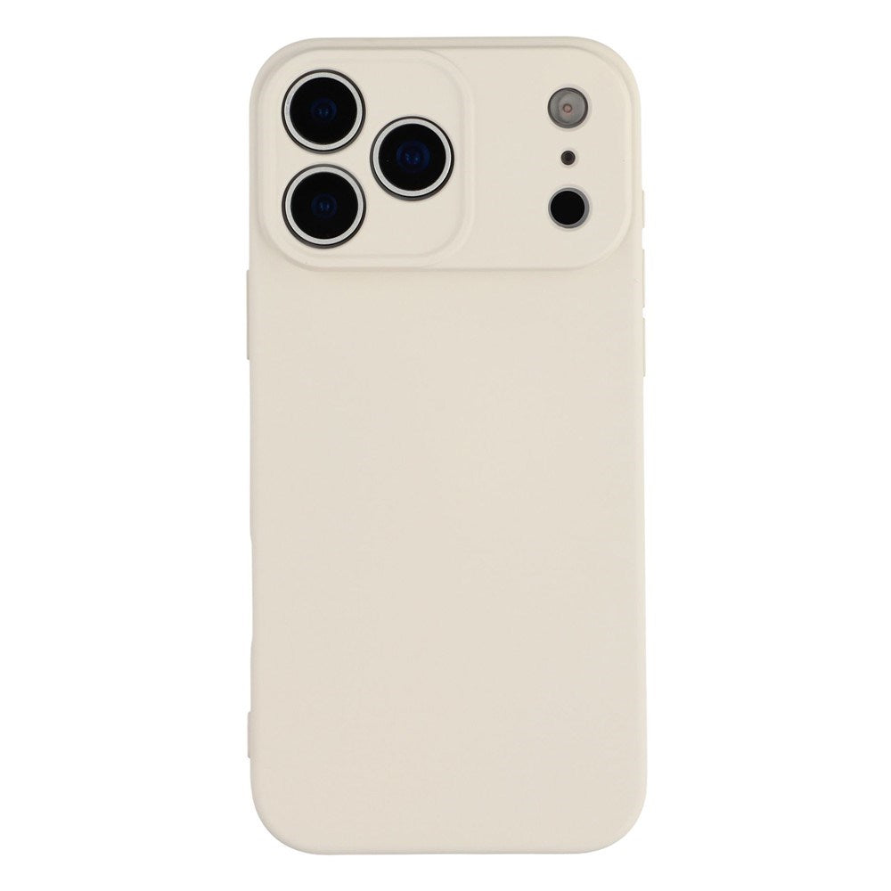 EIDERWOOD iPhone 17 Pro Fodrat Flexibelt Plast Skal - Beige
