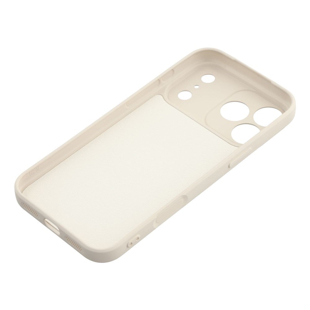 EIDERWOOD iPhone 17 Pro Fodrat Flexibelt Plast Skal - Beige