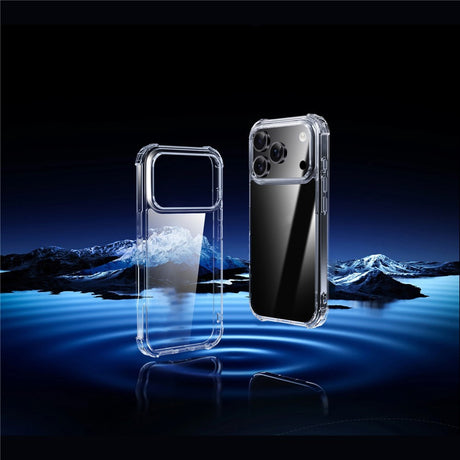 IPAKY iPhone 17 Pro Hybrid Skal med Förstärkta Hörn - Genomskinlig