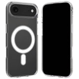 iPhone Air Hybrid Skal inkl. 2 x Skärmskydd - MagSafe Kompatibel - Genomskinlig / Vit