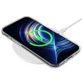 iPhone Air Hybrid Skal inkl. 2 x Skärmskydd - MagSafe Kompatibel - Genomskinlig / Vit