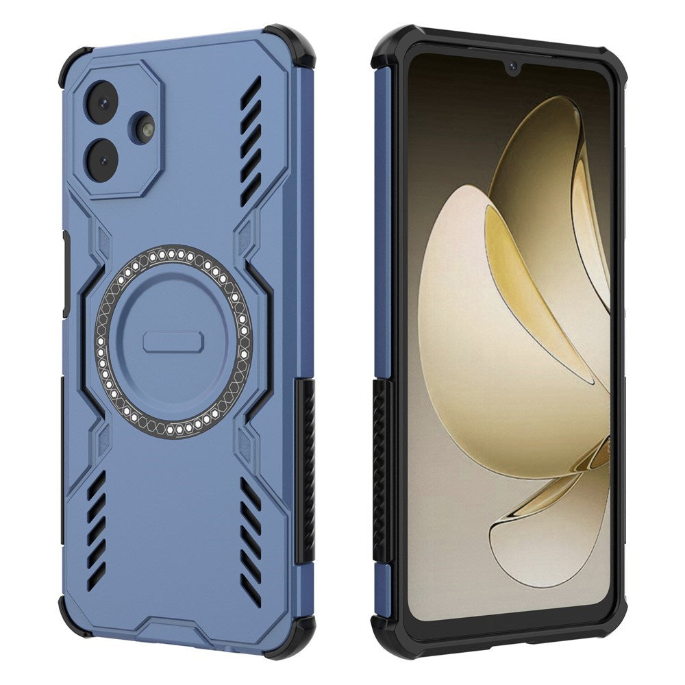 EIDERWOOD Samsung Galaxy A07 Hantverkar Skal m. Värmeavledning - MagSafe Kompatibel - Blå