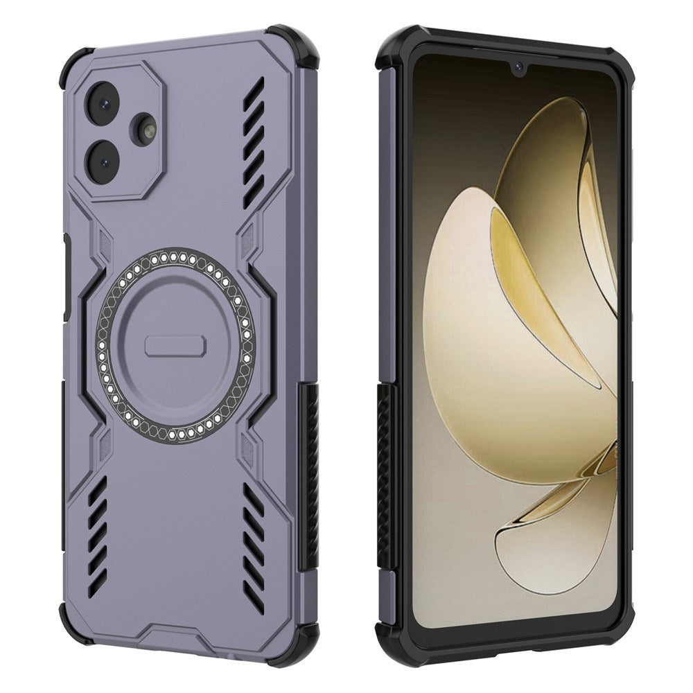 EIDERWOOD Samsung Galaxy A07 Hantverkar Skal m. Värmeavledning - MagSafe Kompatibel - Lila