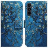 EIDERWOOD Samsung Galaxy S25 FE Konstläder Flip Fodral m. Motiv - Blommor