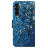 EIDERWOOD Samsung Galaxy S25 FE Konstläder Flip Fodral m. Motiv - Blommor