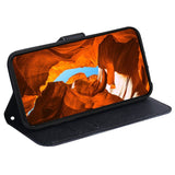 EIDERWOOD Samsung Galaxy S25 FE Konstläder Flip Fodral m. Motiv - Don't Touch My Phone