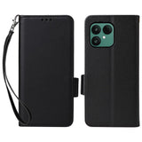 Fairphone (Gen. 6+ / Gen. 6) EIDERWOOD Konstläder Fodral m. Rem - Svart