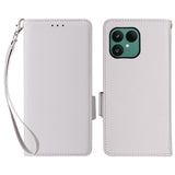 Fairphone (Gen. 6+ / Gen. 6) EIDERWOOD Konstläder Fodral m. Rem - Vit
