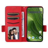 Fairphone (Gen. 6+ / Gen. 6) EIDERWOOD Konstläder Fodral m. Rem - Röd