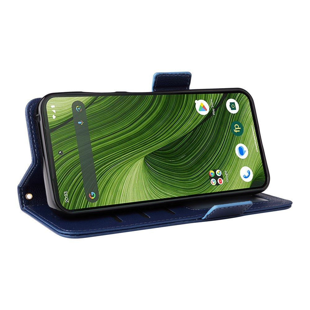 Fairphone (Gen. 6+ / Gen. 6) EIDERWOOD Konstläder Fodral m. Rem - Mörkblå