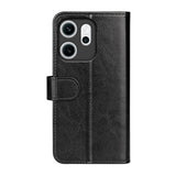 Oppo Reno 14 F (5G) EIDERWOOD Konstläder Fodral med Korthållare - Svart