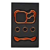 iPhone 17 Pro Tvådelat Metall Bumper Skal - Orange