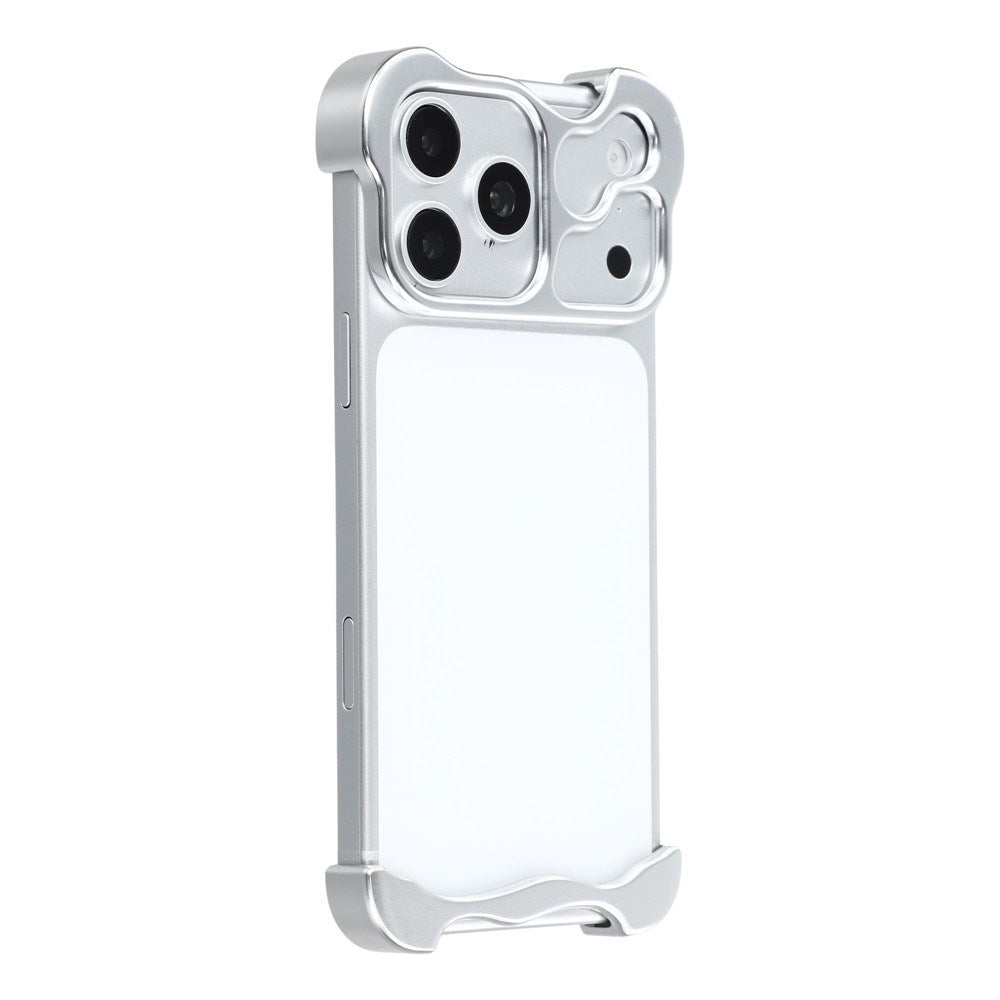 iPhone 17 Pro Tvådelat Metall Bumper Skal - Silver