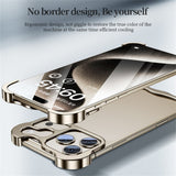 iPhone 17 Pro Tvådelat Metall Bumper Skal - Silver