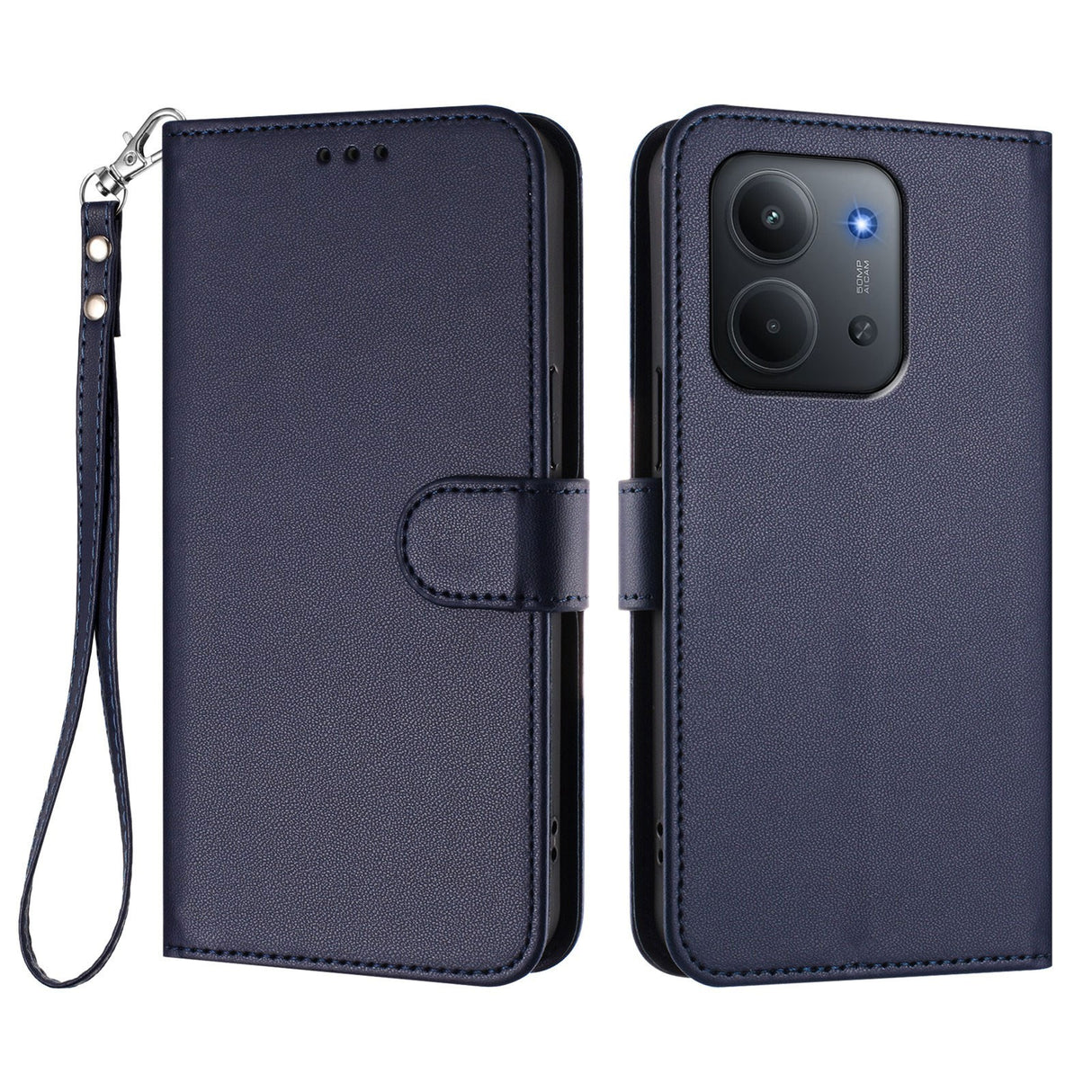 Xiaomi Redmi 15C (5G) / (4G) EIDERWOOD Fodral med Korthållare & Stativfunktion - Blå