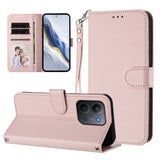Xiaomi Redmi 15C (5G) / (4G) EIDERWOOD Fodral med Korthållare & Stativfunktion - Rosa
