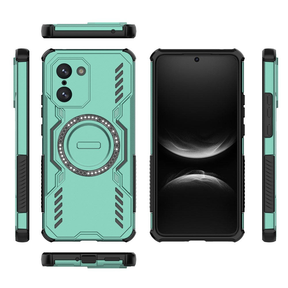 EIDERWOOD OnePlus Nord CE5 Hantverkar Skal m. Värmeavledning - MagSafe Kompatibel - Grön