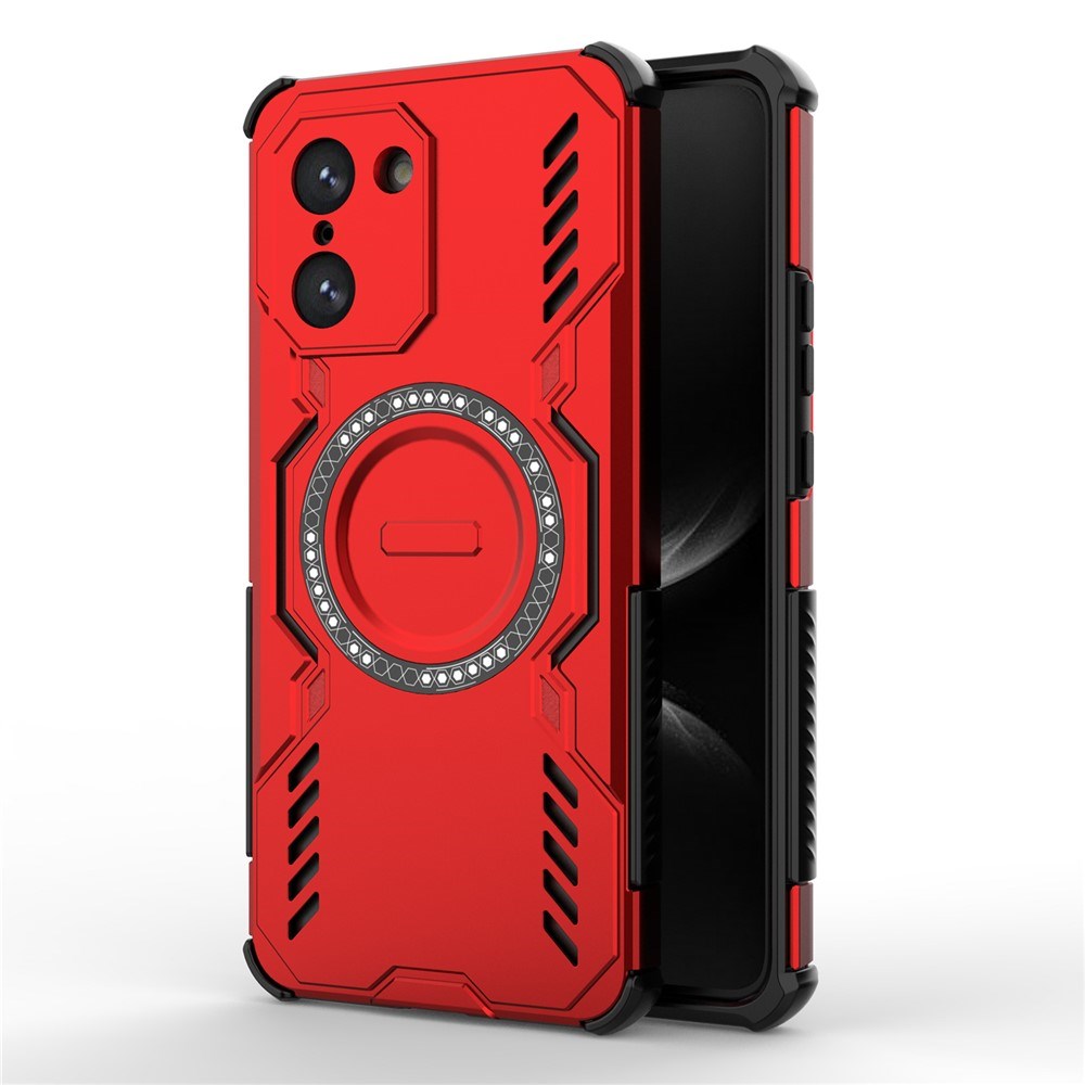 EIDERWOOD OnePlus Nord CE5 Hantverkar Skal m. Värmeavledning - MagSafe Kompatibel - Röd