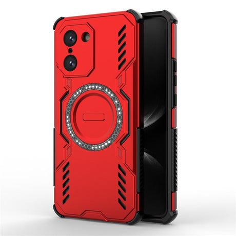 EIDERWOOD OnePlus Nord CE5 Hantverkar Skal m. Värmeavledning - MagSafe Kompatibel - Röd