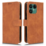 Fairphone 6 EIDERWOOD Konstläder Fodral m. Korthållare & Stativfunktion – Brun