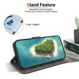 EIDERWOOD OnePlus Nord 5 Konstläder Fodral med Korthållare & Rem - Blå Fjäril