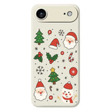 EIDERWOOD iPhone Air Jul Skal - Flexibel Plast - Julmotiv / Beige