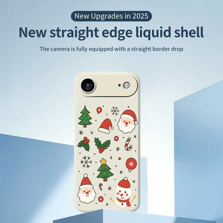 EIDERWOOD iPhone Air Jul Skal - Flexibel Plast - Julmotiv / Lila