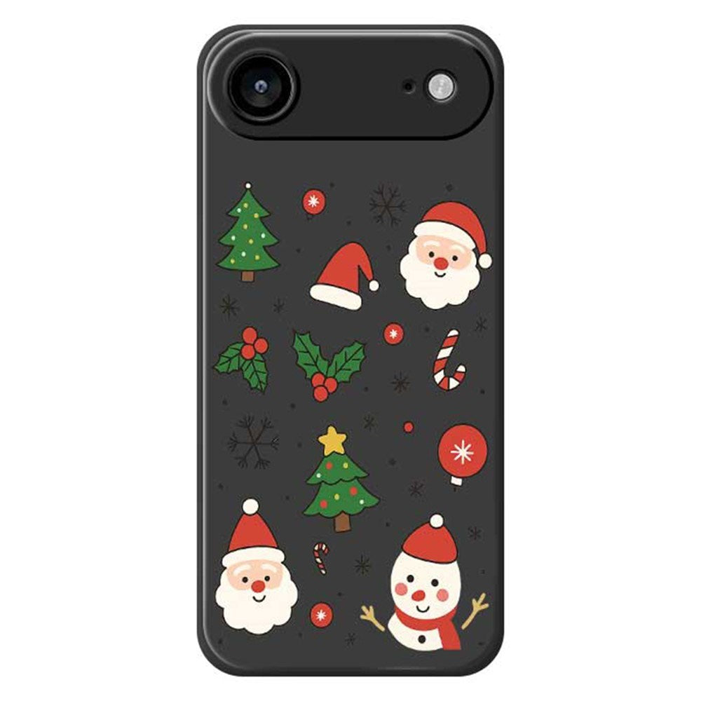 EIDERWOOD iPhone Air Jul Skal - Flexibel Plast - Julmotiv / Svart