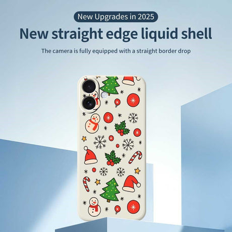 EIDERWOOD iPhone 17 Jul Skal - Flexibel Plast - Julmotiv / Svart