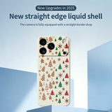 EIDERWOOD iPhone 17 Pro Jul Skal - Flexibel Plast - Pepparkaksgubbar & Julgranar / Svart