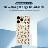 EIDERWOOD iPhone 17 Pro Max Jul Skal - Flexibel Plast - Pepparkaksgubbar & Julgranar / Beige