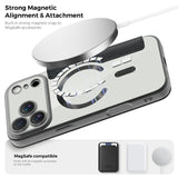 EIDERWOOD iPhone 17 Pro Fodral med Genomskinlig Baksida - MagSafe Kompatibel - Svart