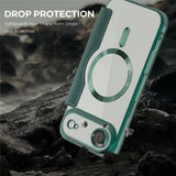 EIDERWOOD iPhone Air Fodral med Genomskinlig Baksida - MagSafe Kompatibel - Grön