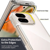 EIDERWOOD Google Pixel 10 Pro Fold Hybrid Plast Skal - Genomskinlig