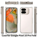 EIDERWOOD Google Pixel 10 Pro Fold Hybrid Plast Skal - Genomskinlig / Svart