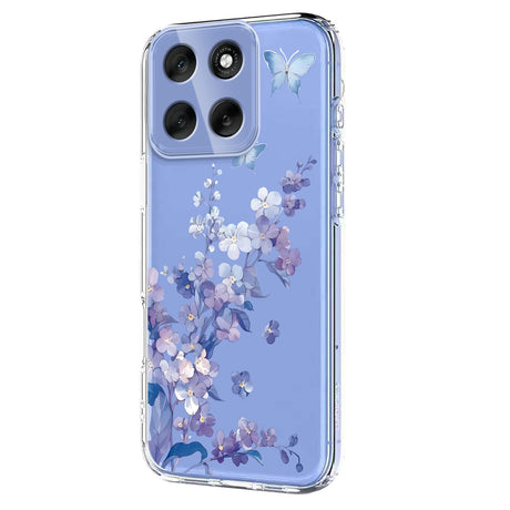 EIDERWOOD Motorola Moto G86 Flexibelt Plast Skal m. Print - Violett