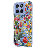 EIDERWOOD Motorola Moto G56 Flexibelt Plast Skal med Blommotiv - Genomskinlig / Liljor
