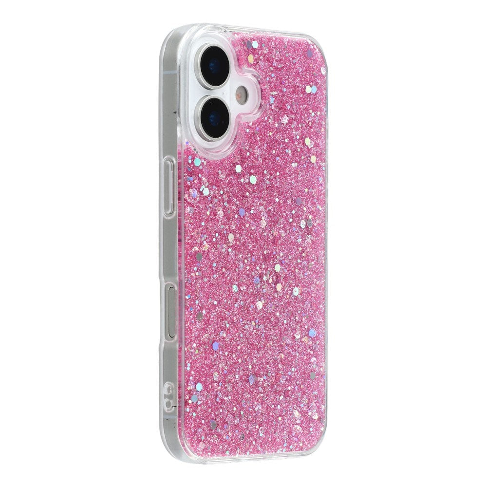 EIDERWOOD iPhone 17 Glitter Skal - Rosa