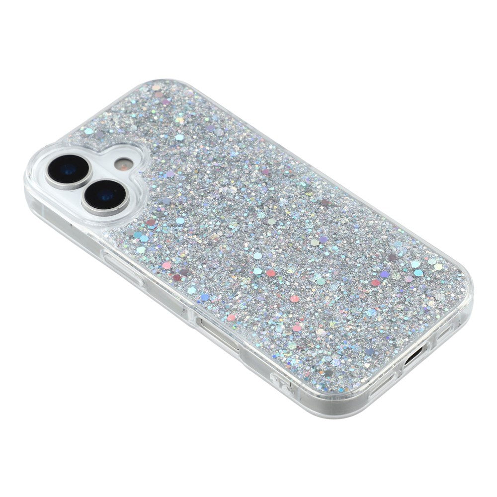 EIDERWOOD iPhone 17 Glitter Skal - Silver