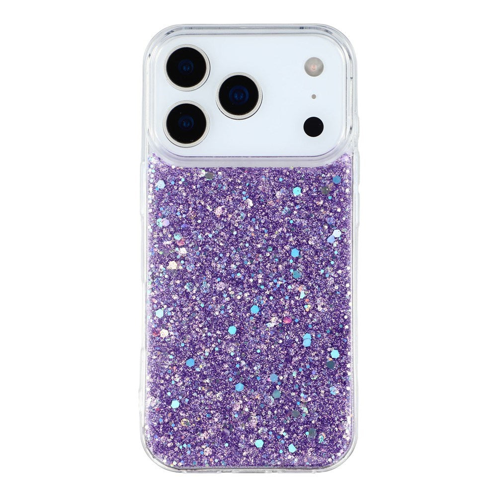EIDERWOOD iPhone 17 Pro Glitter Skal - Lila