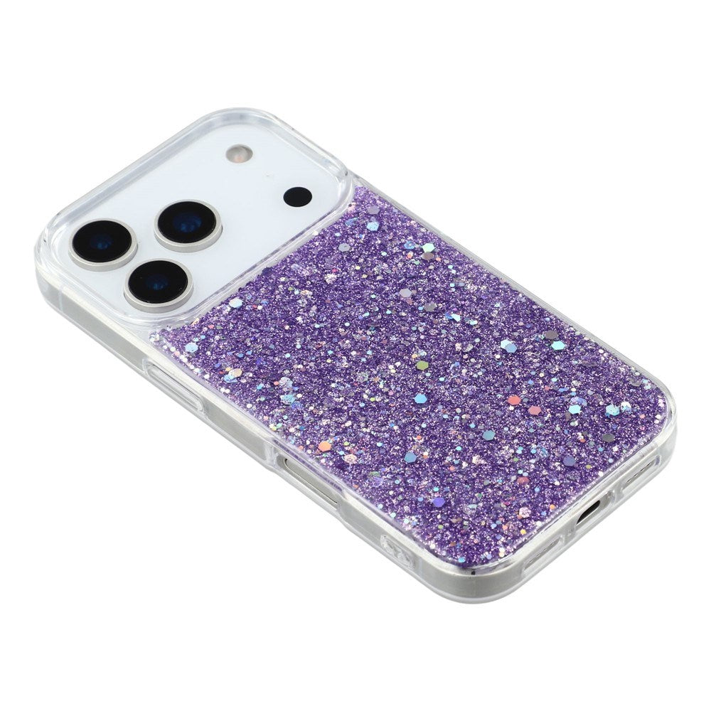EIDERWOOD iPhone 17 Pro Glitter Skal - Lila