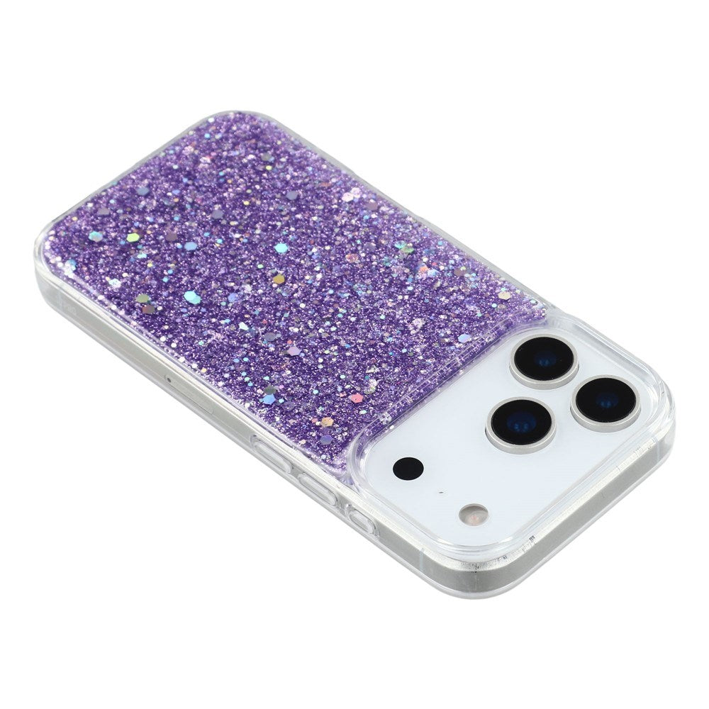 EIDERWOOD iPhone 17 Pro Glitter Skal - Lila