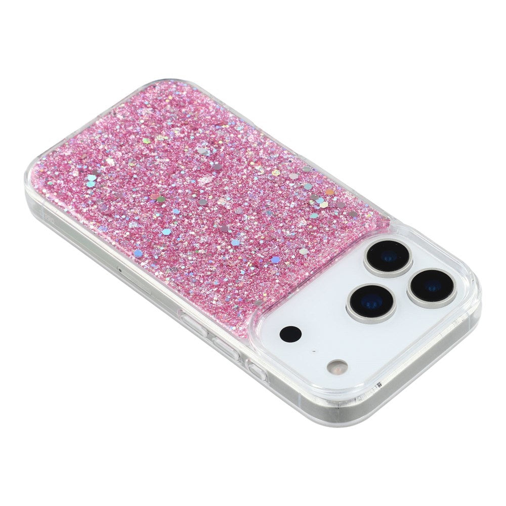 EIDERWOOD iPhone 17 Pro Glitter Skal - Rosa