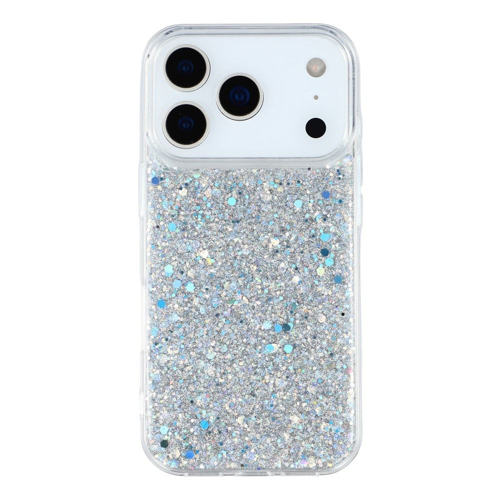 EIDERWOOD iPhone 17 Pro Glitter Skal - Silver